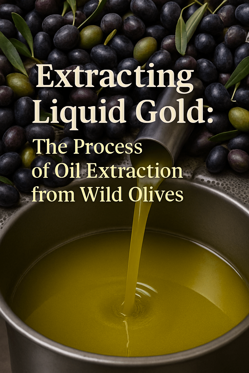 Extracting Liquid Gold: The Ancient and Modern Process of Making Olive Oil from Wild Olives - Orgalish