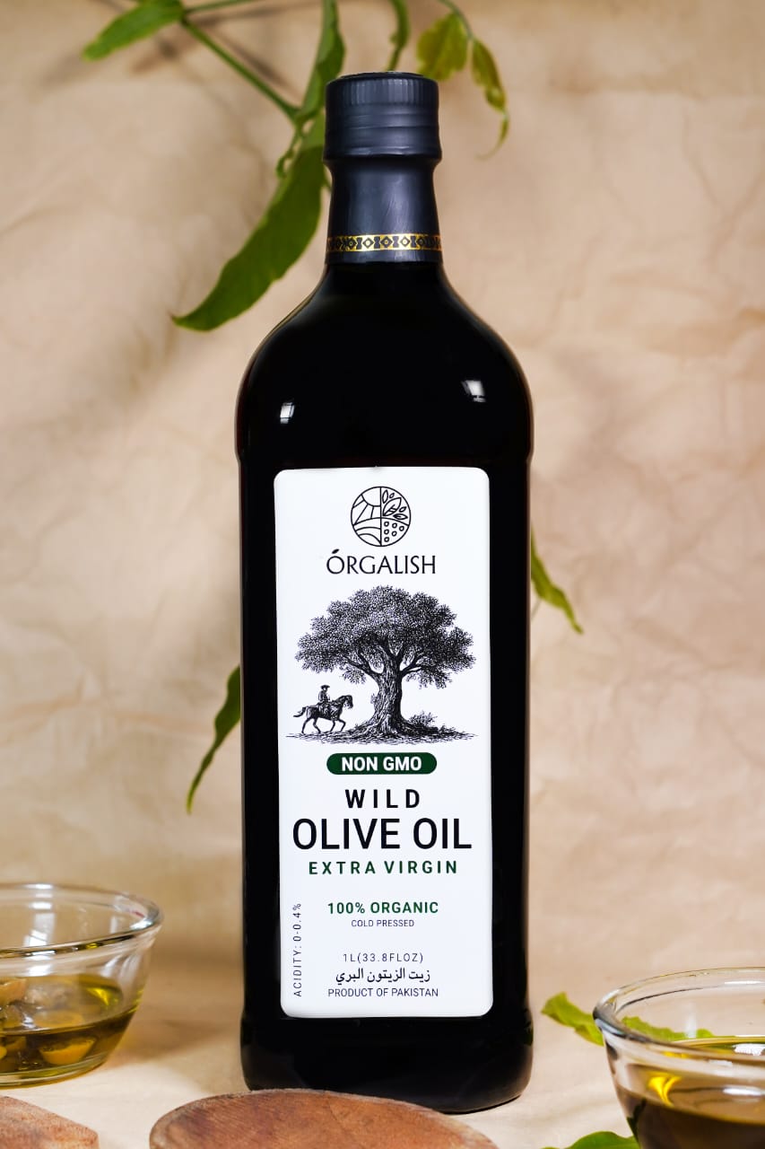 Virgin Wild Olive Oil – Cold Pressed 750ml (Glass Packaged)